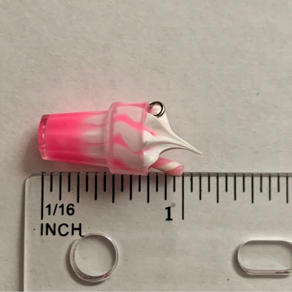 Pink Milkshake Charm Pendant - Picture 6 of 6
